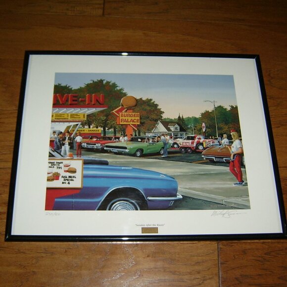 Sunday After the Races Framed Print by Michael Swanson - Picture 1 of 7